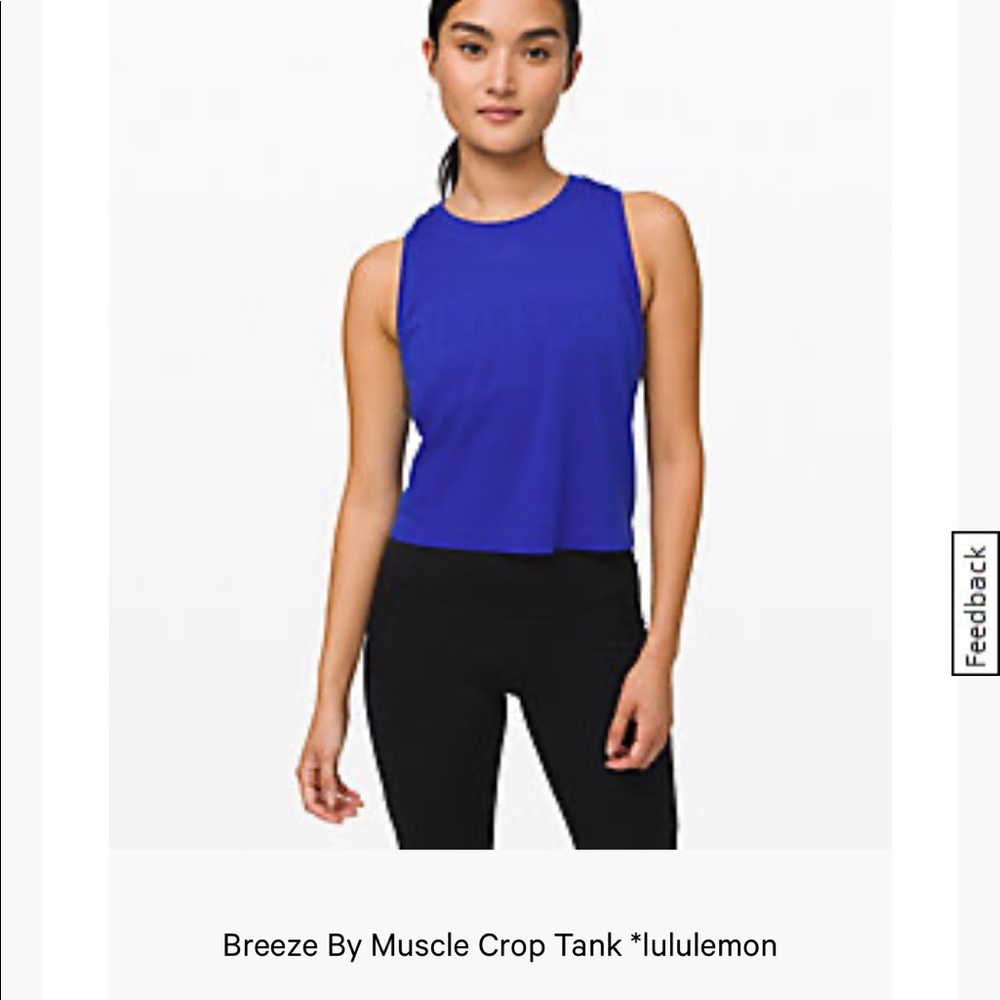 Lululemon Muscle Breeze Tank.